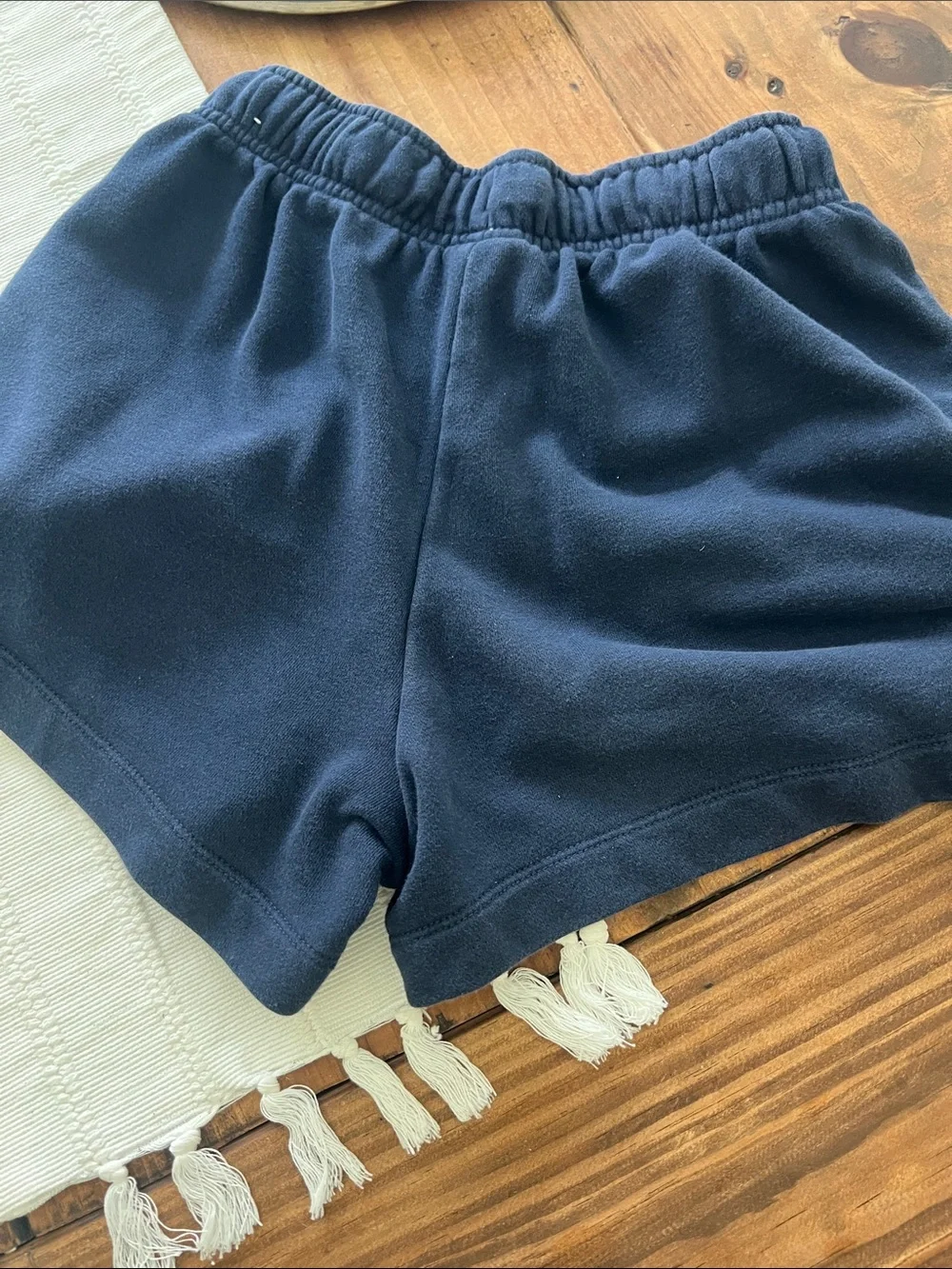 Nike Women’s Navy Blue Athletic Fleece Shorts-XS